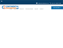 Tablet Screenshot of continentalengineers.org